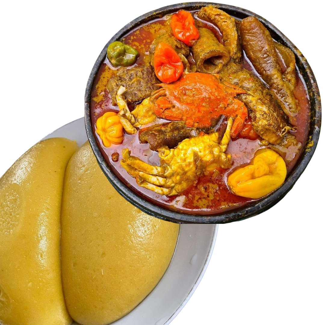 Foutou à la Sauce graine